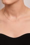 Heliophilia Silver Collar de metal BJELK2513G en Plata